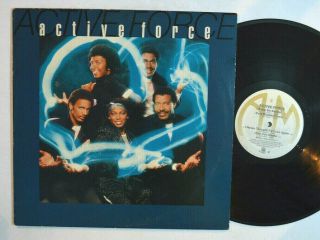 Funk Lp - Active Force - S/t 1983 A&m Sp - 4932 Gold Stamp Promo Boogie Vg,