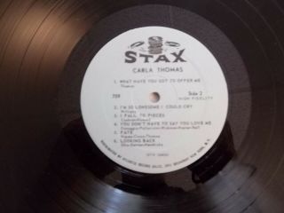 Carla Thomas Carla LP Stax 709 W/HYPE STICKER 4