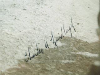 Charles Lindbergh - signed photo in Paris after his trans - atlantic flight 3
