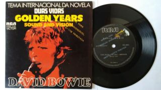 David Bowie Golden Years Sound And Vision Promo Brazil