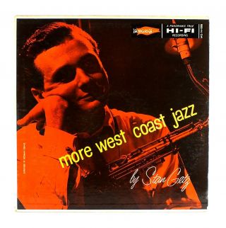 Stan Getz " More West Coast Jazz " Rare 1956 Us Orig.  1st Edition Deep Groove Mono