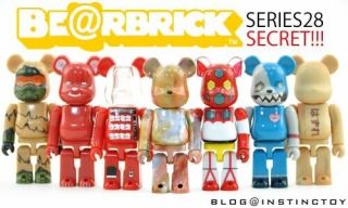 Bearbrick Series 28 Complete Full Set 100 All Secret 26pcs S28 Be@rbrick 26p