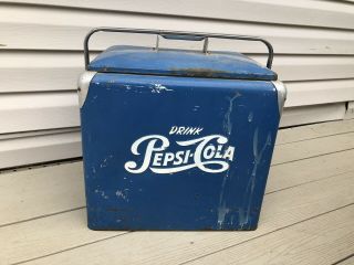 Vintage Drink Pepsi - Cola Cooler With Opener