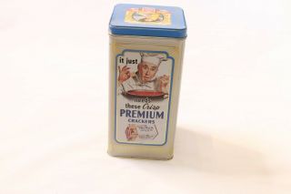 Collectable Premium Saltine Cracker Tin 2