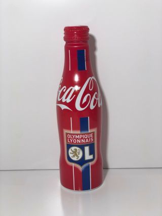 Coca Cola Aluminium Bottle France Olympique Lyonnais