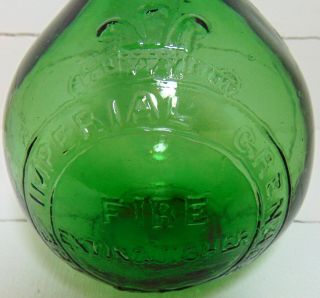 Green Imperial Grenade Fire Extinguisher c1900 ' s 2