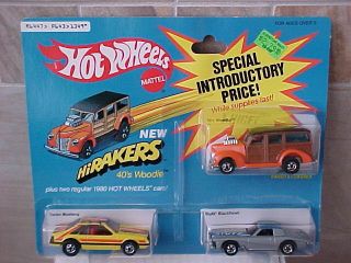 Hot Wheels 1979 3 Car Set With 40 