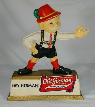 Old German Beer 3 - D Back Bar Display Sign Queen City Brewing Co.  Cumberland Md