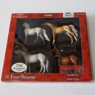 Schylling Stone Horses Model Figurines Four Seasons Tsc Exclusive 2005