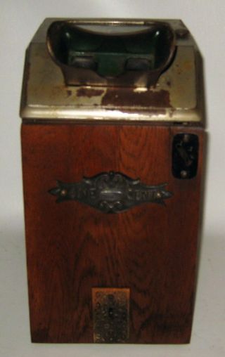 1 Cent Coin - Op Coin Operated Stereoscope Card Viewer Well