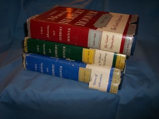 Herbert Hoover autographed 11 Volumes Addresses upon the American Road & more 5