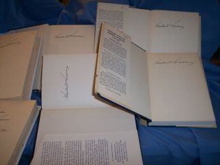 Herbert Hoover autographed 11 Volumes Addresses upon the American Road & more 8