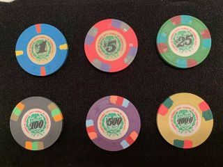 6 - Casino De Isthmus Poker Chips From License To Kill Movie - James Bond 007