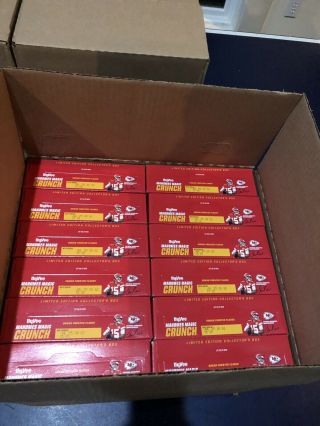 Patrick ‘mahomes Magic Crunch’ Cereal Case 12 Boxes Kansas City Only