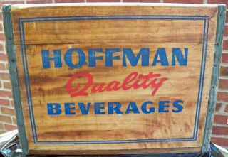 Hoffman Beverages Soda Soft Drink Crate Box Case