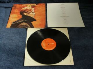 David Bowie,  Low - 1977 Uk Press - Inner & Insert - Ex,  /ex Audio