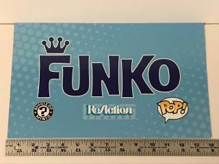 Funko POP Toys R Us Store Display sign Double Sided RARE Toys R Us 14 x 8.  5 IN 2