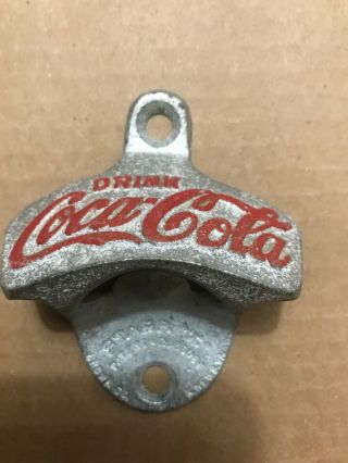 Coca - Cola Wall Mount Bottle Opener