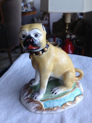 Chelsea House Porcelain Pug Figurine Dog