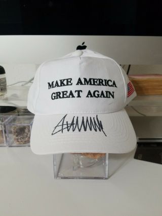 Donald Trump Autographed Make America Great Again Hat