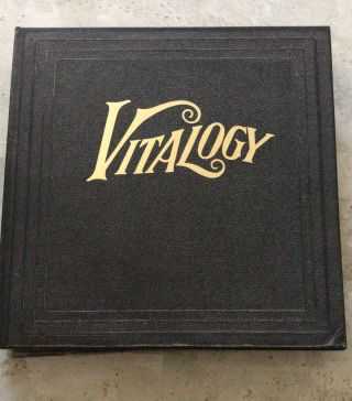 Pearl Jam Vitalogy Lp Epic Vg,  With Booklet