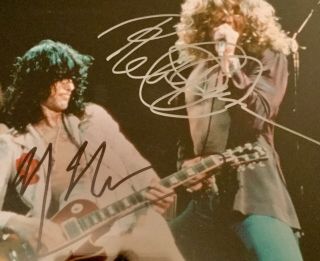 Led Zeppelin “Robert Plant & Jimmy Page” Autograph Photo 2