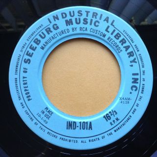 1969 Seeburg 1000 Background Music 16 Rpm Records Industrial Library