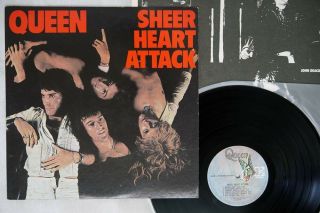 Queen Sheer Heart Attack Elektra P - 8516e Japan Vinyl Lp