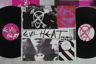 Primal Scream Evil Heat Columbia 508923 1 Uk Vinyl 2lp