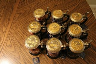 9 Dale Earnhardt Collectible Steins
