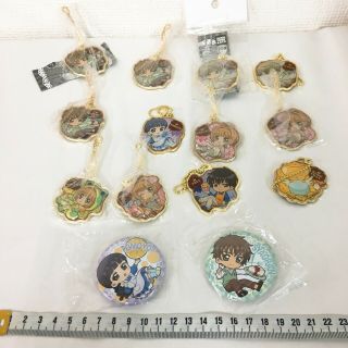 Card Captor Captors Sakura Clam Metal Strap Can Badge Japan Anime Manga Q28