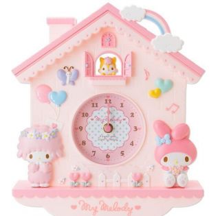 Cute My Melody Girls Kids Romm Home Living Room Decorative Wall Clock