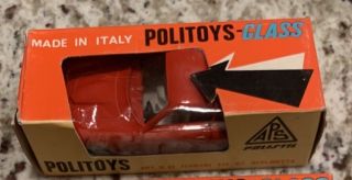 Politoys - Glass.  Rare.  Art No 85.  Ferrari 250 GT Berlinetta 4