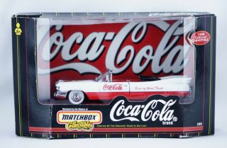 Matchbox Collectible Coca - Cola 1959 Cadillac Convertible 1/43 Car Santa Diecast