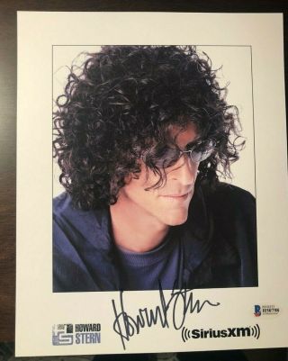 Howard Stern Signed Autographed 8x10 Photo Rare Signature Beckett