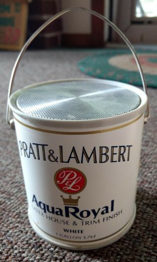 Vintage Pratt & Lambert Paints " Can " Radio.  &