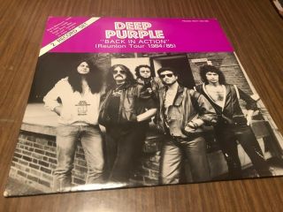 Deep Purple Back In Action Rare Live Hard Rock Roxy 2 Lp
