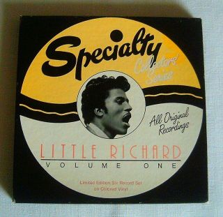 Ex Little Richard Volume One Boxed Set Of 6 Single 45s Limited Edition
