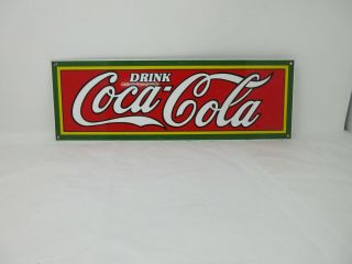 Coca Cola Ice Cold Vintage Metal Sign