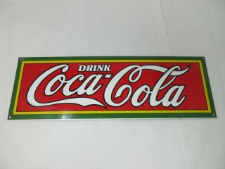Coca Cola Ice Cold Vintage Metal Sign 2
