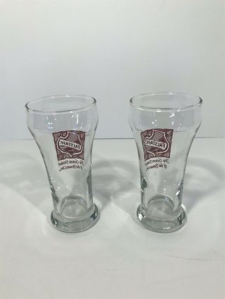 Vintage Falstaff Beer Pitcher w/Two Falstaff Beer Glasses Barware 6