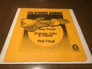 Deep Purple California Jammin Rare Live Pink Floyd Elp Emerson Lake Palmer Lp