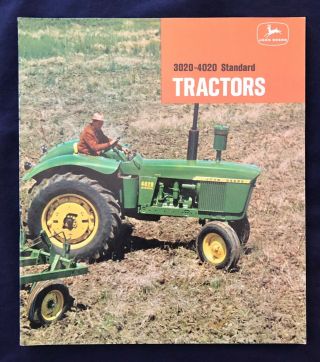 1967 John Deere 3020 - 4020 Standard Tractors 28 Page Brochure