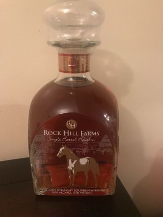 Rock Hill Farm Bourbon (empty) Hard To Find Bottles
