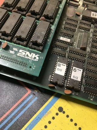 SNK P.  O.  W Prisoners Of War Arcade PCB,  And 2