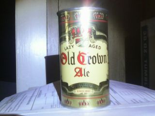 Minty Old Crown Ale Flat Top Beer Can
