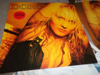 Doro ‎– Doro.  org,  1990.  Vertigo.  limited Edition with Poster.  (ex Warlock) rare 2