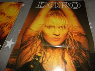 Doro ‎– Doro.  org,  1990.  Vertigo.  limited Edition with Poster.  (ex Warlock) rare 5