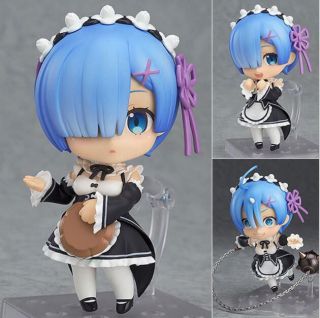 Nendoroid 663 Re:life In A Different World From Zero Rem Pvc Figure Toy Gift