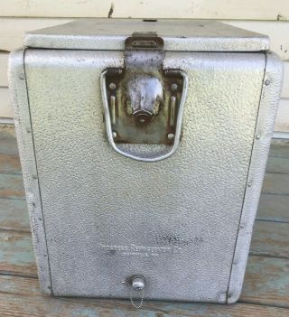 Vintage Dr.  Pepper Metal Cooler Ice Box Antique Ice Chest Rare Hard To Find 2